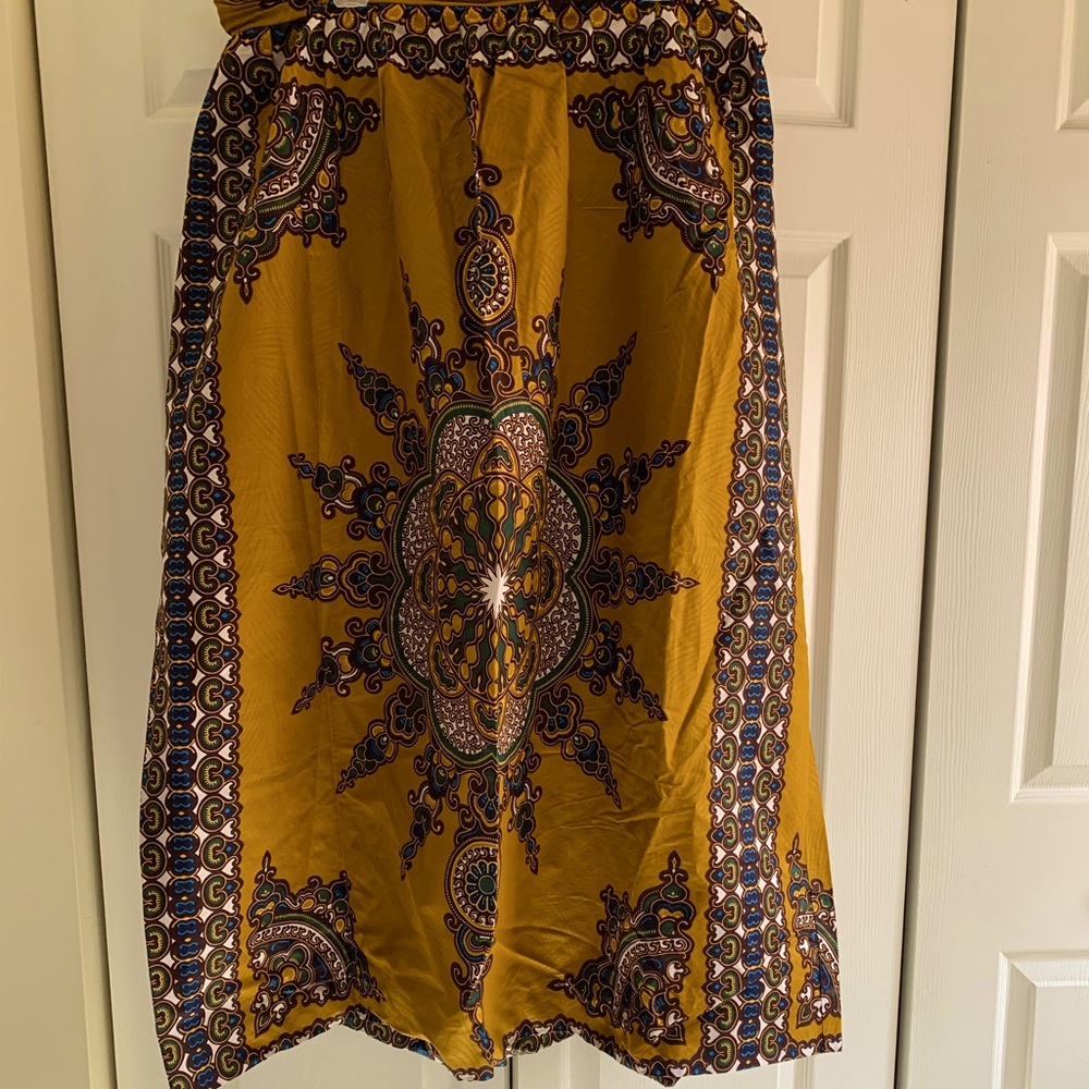 Plus Size African print skirt